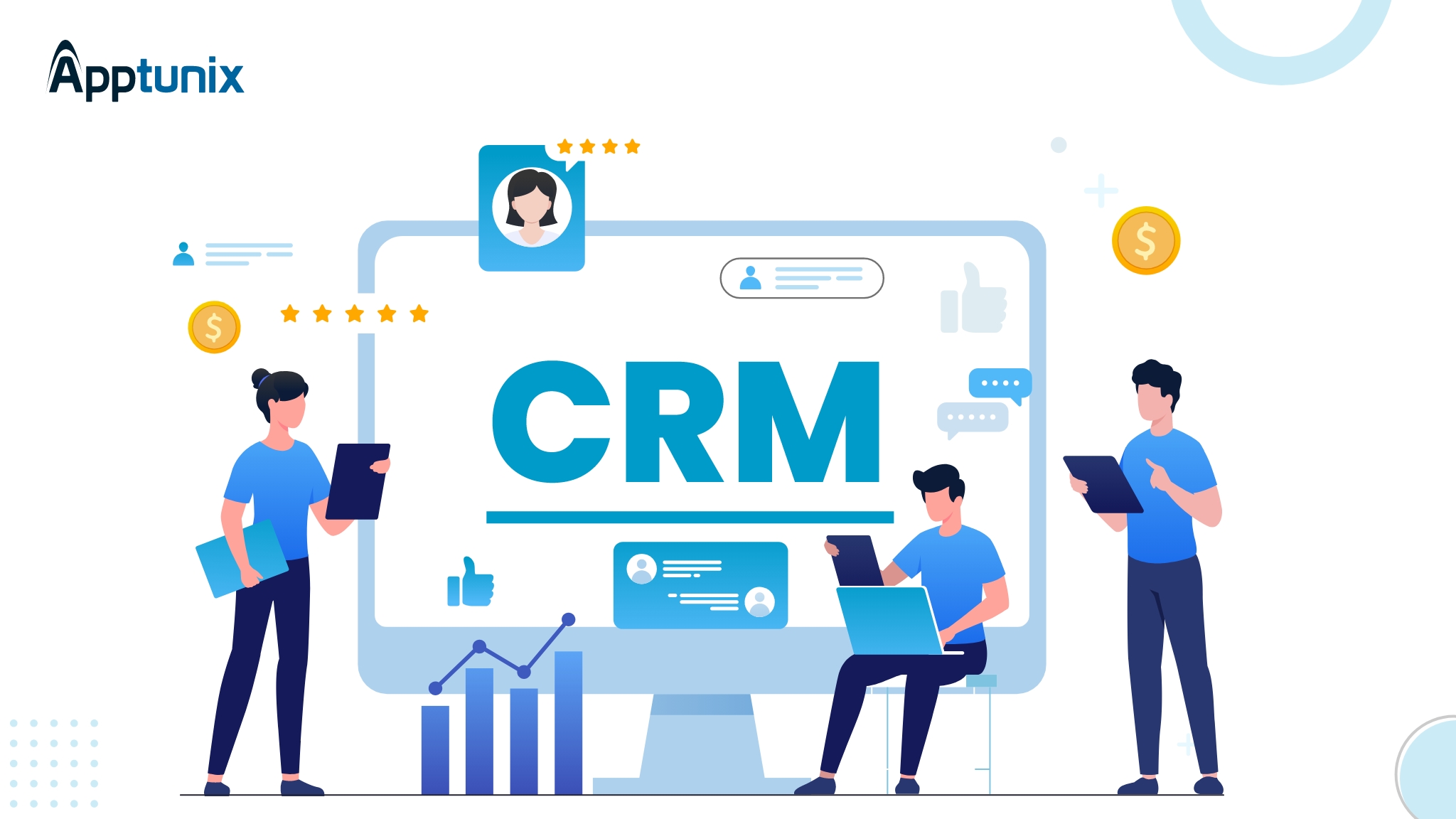 custom CRM software software development company or agency
