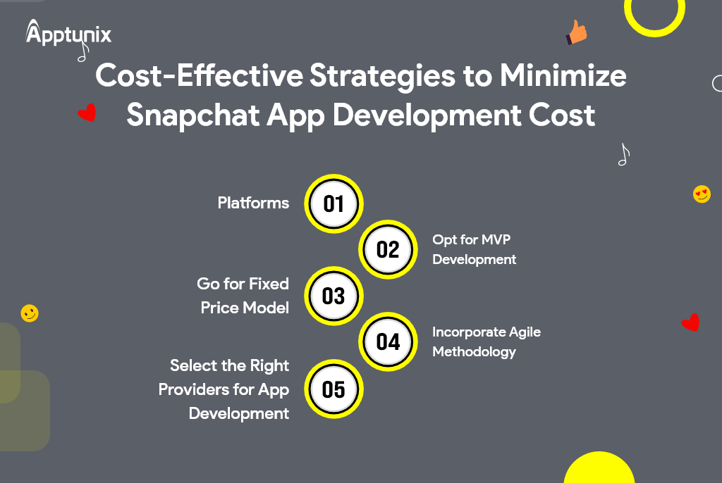 Strategies to reduce Snapchat app development cost